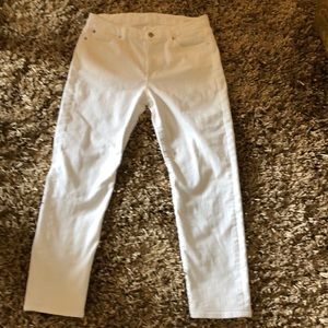 7 FOR ALL MANKIND White Jeans
